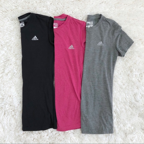 SOLD Adidas Ultimate Tee 3 Piece Bundle Size XS - Picture 5 of 7